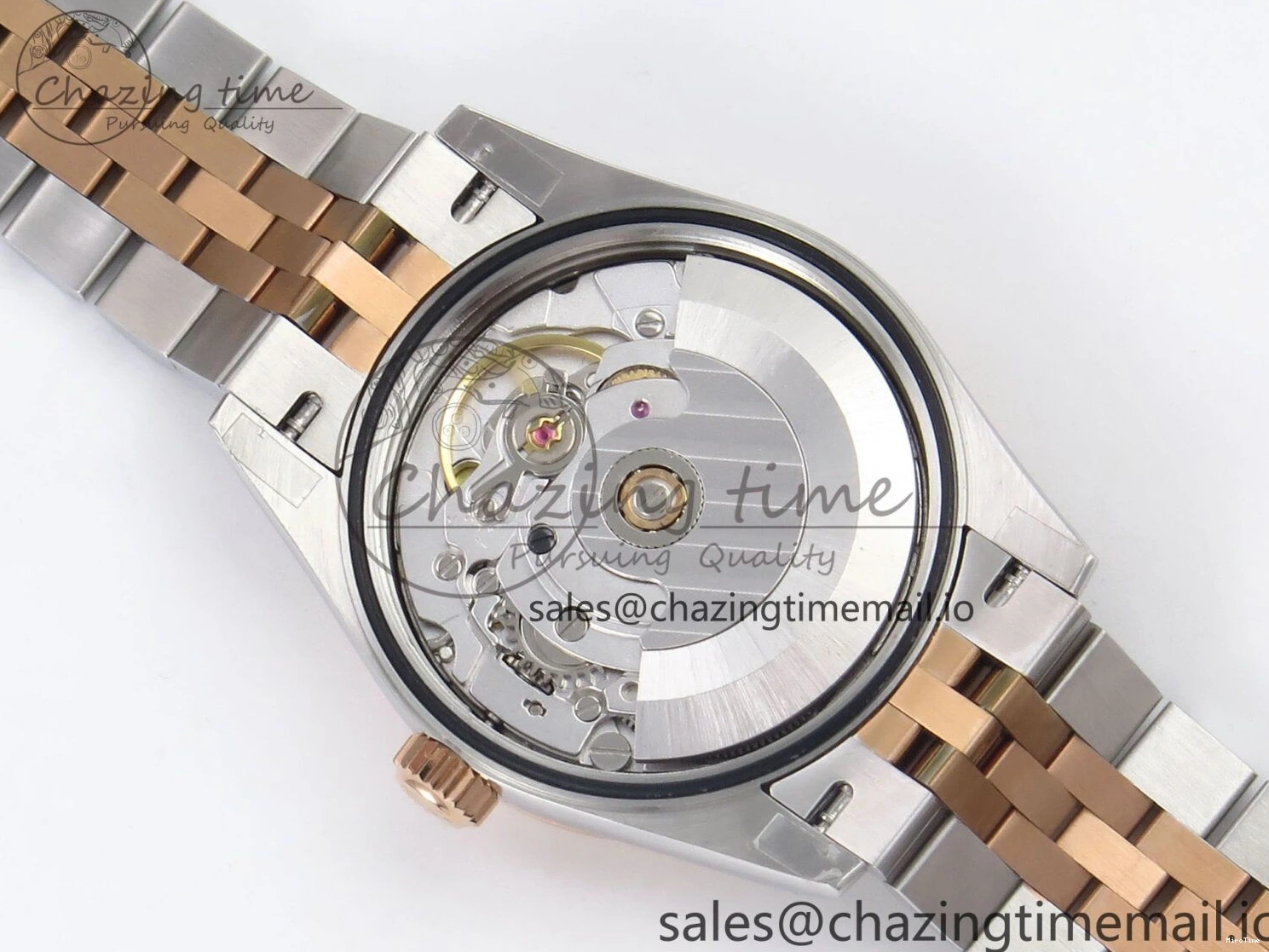 MiroTime 0401 Popular DateJust 31 278271 SS RG GMF 1:1 Best Edition 904L Steel Gray Roman Diamonds Dial on Jubilee Bracelet A 1165